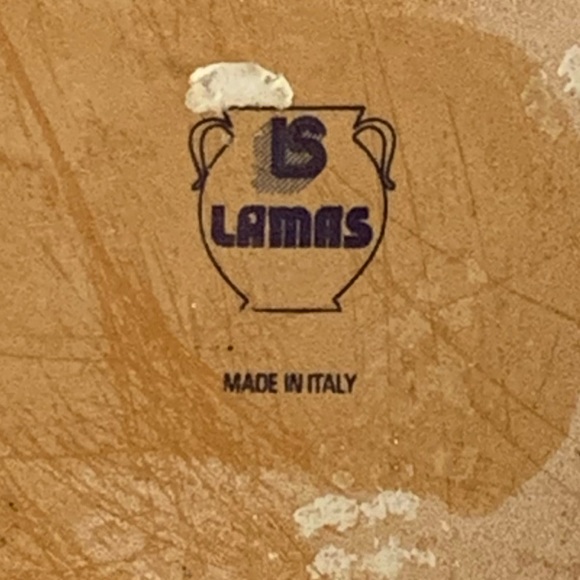 VTG Italian Pottery LS Lamas 14" Hand-Painted Serving Platter MCM - Picture 5 of 9